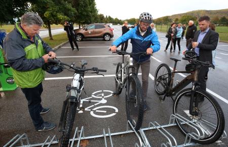 Otvoritev hodnika in kolesarske steze Cerknica  Dolenje Jezero 54 FOTO LJUBO VUKELIČ